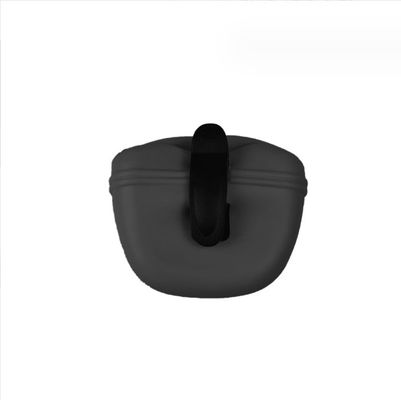 Snijdservice Silikonen draagbare hondenslakzak met magnetische sluiting en taille-clipzak