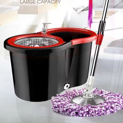 Heavy Duty 360 Spin Magic Mop met Press Wasmiddel Fles en Microfiber Stof Cover Type
