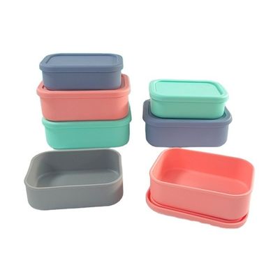 Freshness Preserving BPA Free Silicone Verzegelde opslagdoos voor kinderen Silicone Bento doos