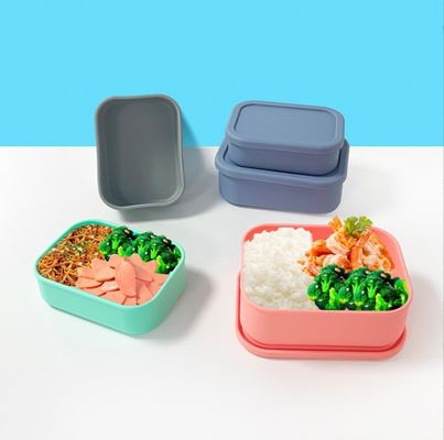 Frisheid Behoud Food Grade Silicone Verzegelde opslag doos BPA Free Kids Bento doos