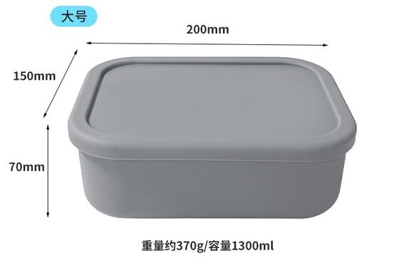 Freshness Preserving BPA Free Silicone Verzegelde opslagdoos voor kinderen Silicone Bento doos
