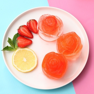 Geavanceerde 3D rozenbloem ijsvormmaker Plastic molds voor ijsgereedschappen