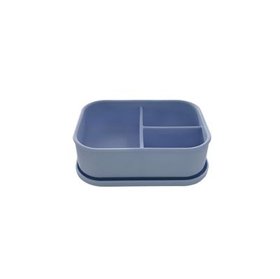 Voedselcontainer en keukenopslag voor volwassenen 3 compartimenten Silicone Bento lunchbox