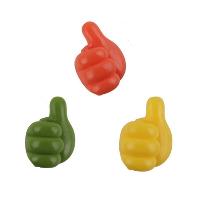 Stylish injectie plastic PVC duim op de muur haak voor kabel clip en sleutel opslag