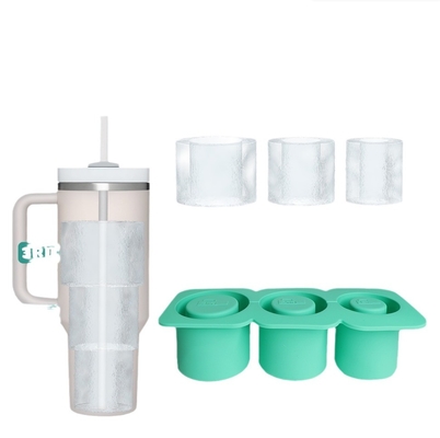 Silicone ijsmaker met deksel voor 3 holle cilinders ijsvormen Duurzaam en door Stanley