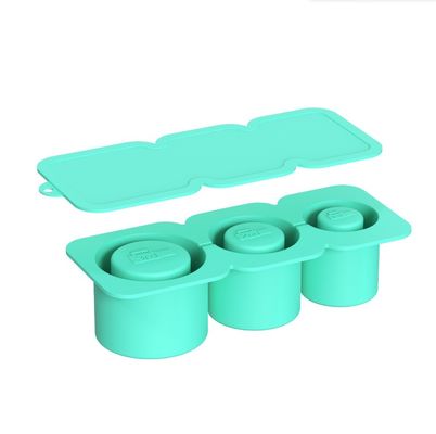 Silicone Stanley Ice Cube Tray met deksel 3 holle cilinders ijsvormen voor 30-40oz kopjes